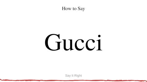 c'est gucci|how to say gucci.